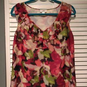 Colorful floral tank
